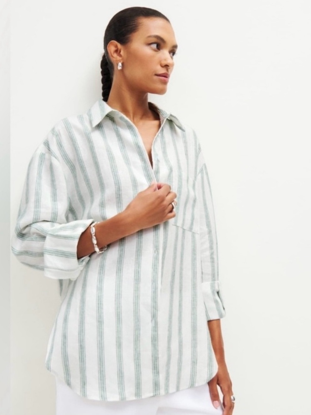 Reformation will shirt linen
